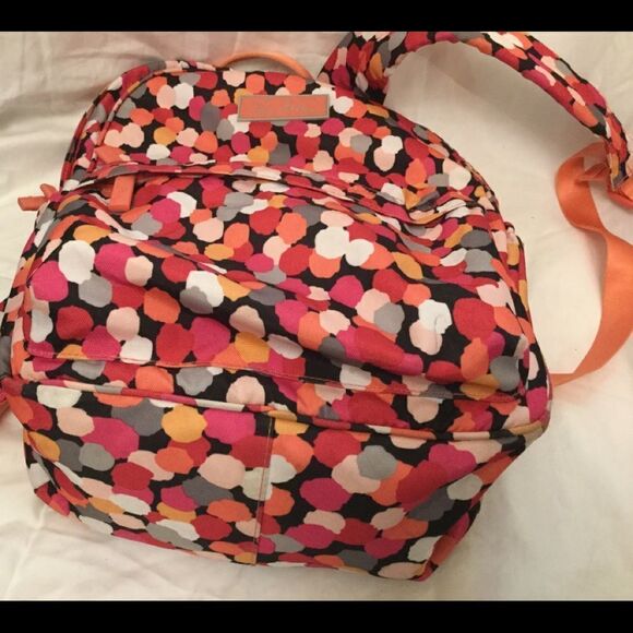 Vera Bradley Campus Backpack Multi Color Pixie - Picture 4 of 6